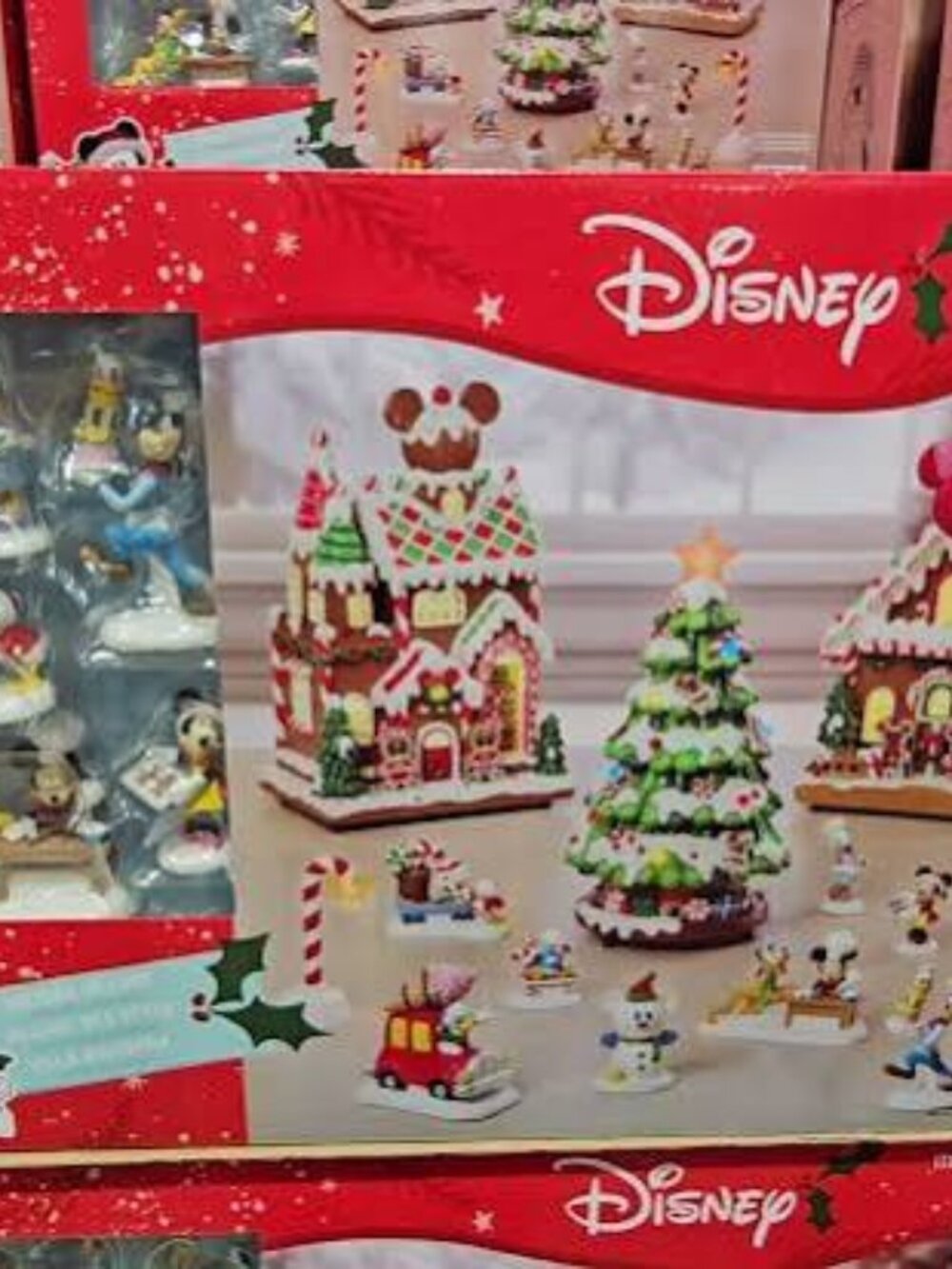 NEW Disney Holiday Gingerbread Village, 13-Piece Set